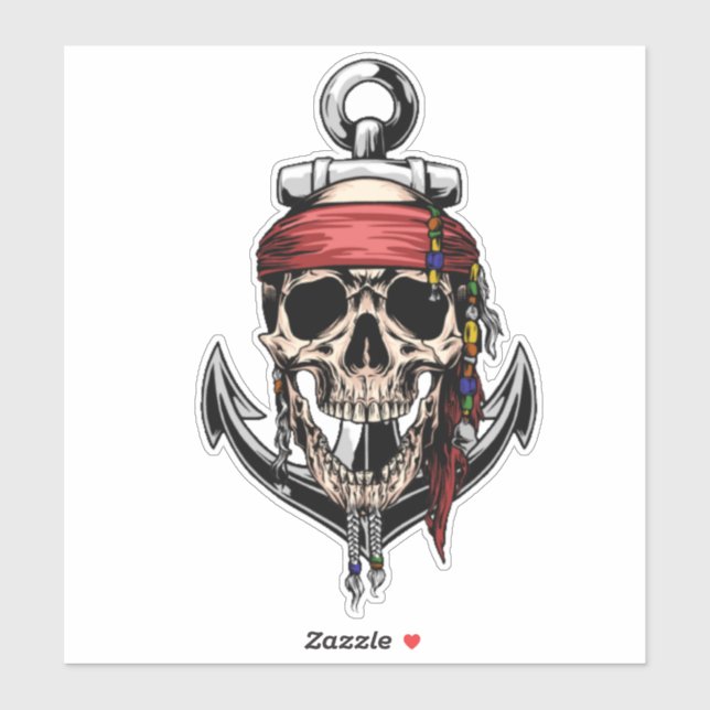 Nautical pirate skull (Sheet)
