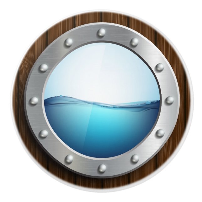 Nautical Porthole Drawer Knobs (Front)