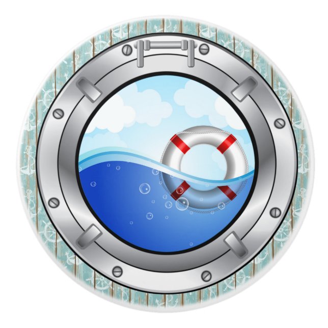 Nautical Porthole Drawer Knobs (Front)