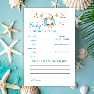 Nautical Prediction and Advice Game Card