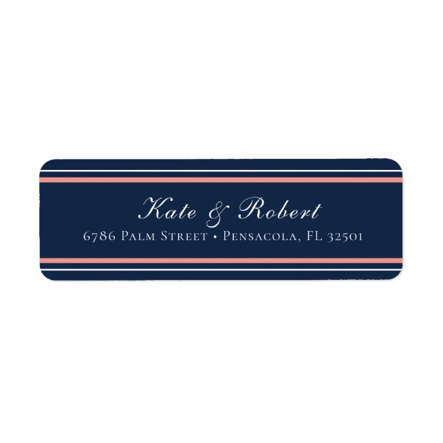 Nautical Preppy ⎢ Return Address Label (Front)
