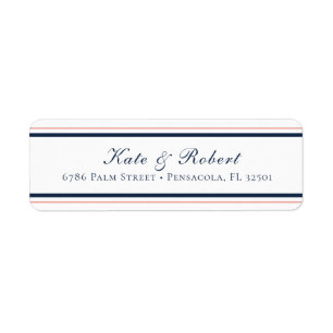 Nautical Preppy ⎢ Return Address Label