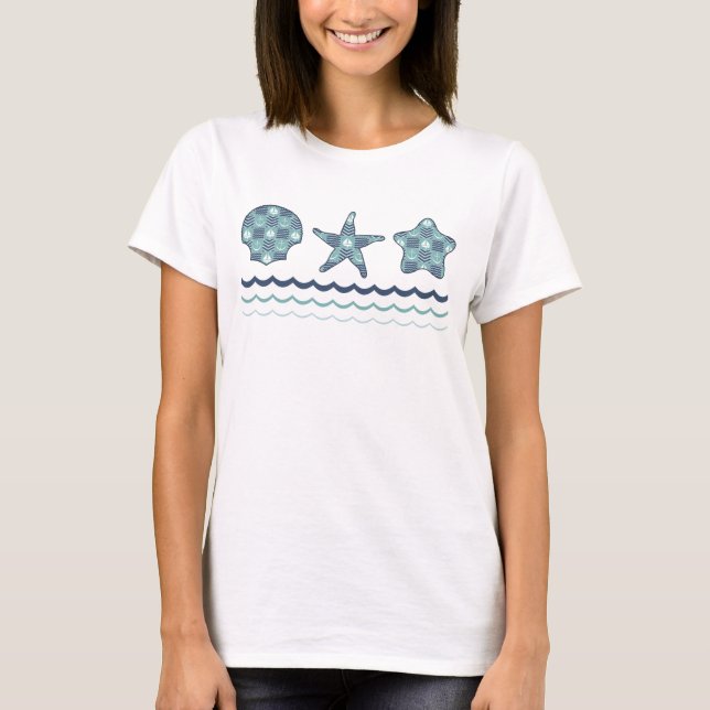 Nautical Quilt Women's Shirt (Front)