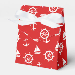 Nautical Red Anchor Gift Box