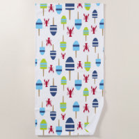 Nautical Red Lobster Buoy Fun Summer Beach House