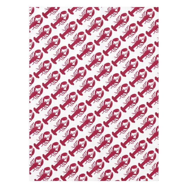Nautical Red Lobster Tablecloth (Front)