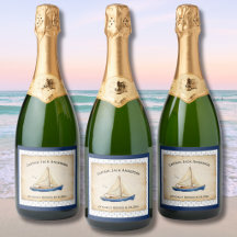 Nautical Retirement Party Champagne