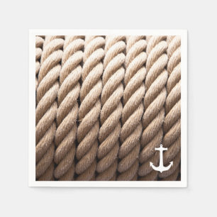 Nautical Rope - Anchor Napkins