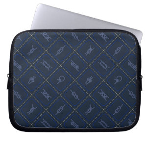 Nautical Rope Knot Pattern Laptop Sleeve