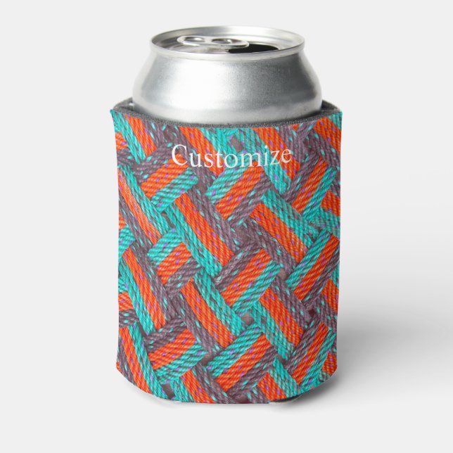 Nautical Rope Mat Thunder_Cove Can Cooler (Can Back)