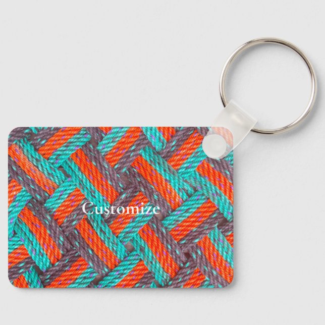 Nautical Rope Mat Thunder_Cove Key Ring (Front)