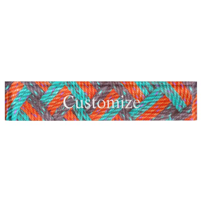 Nautical Rope Mat Thunder_Cove Nameplate (Front)