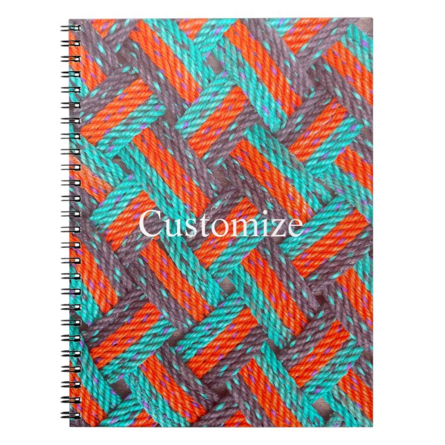 Nautical Rope Mat Thunder_Cove Notebook (Front)