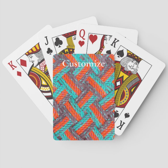 Nautical Rope Mat Thunder_Cove Playing Cards (Back)