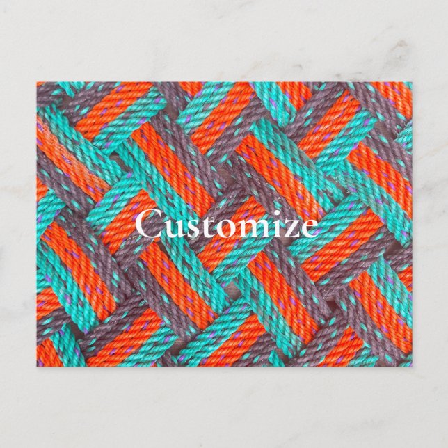 Nautical Rope Mat Thunder_Cove Postcard (Front)