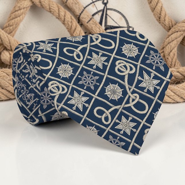 Nautical Ropes Custom Necktie (Creator Uploaded)