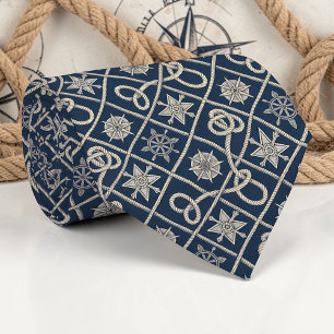 Nautical Ropes Custom Necktie
