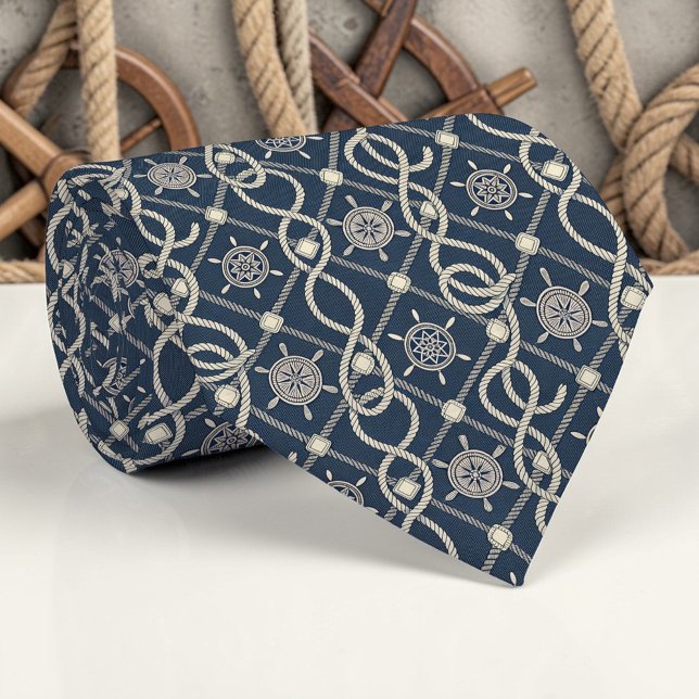 Nautical Ropes Custom Necktie (Creator Uploaded)