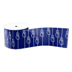 Nautical Ropes Grosgrain Ribbon