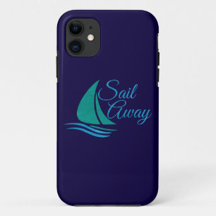 Nautical Sail Away iPhone 11 Case