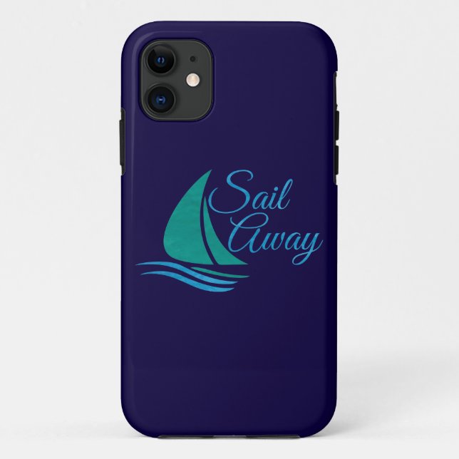 Nautical Sail Away Case-Mate iPhone Case (Back)