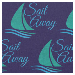 Nautical Sail Away Fabric