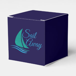 Nautical Sail Away Favour Box