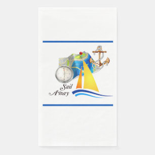 Nautical Sail Away Napkin