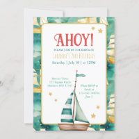 Nautical Sail Boat Kids Birthday