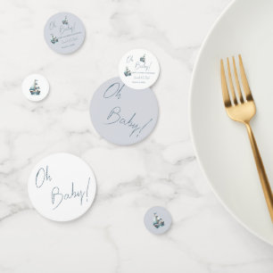 Nautical Sailboat Baby Shower Table  Confetti