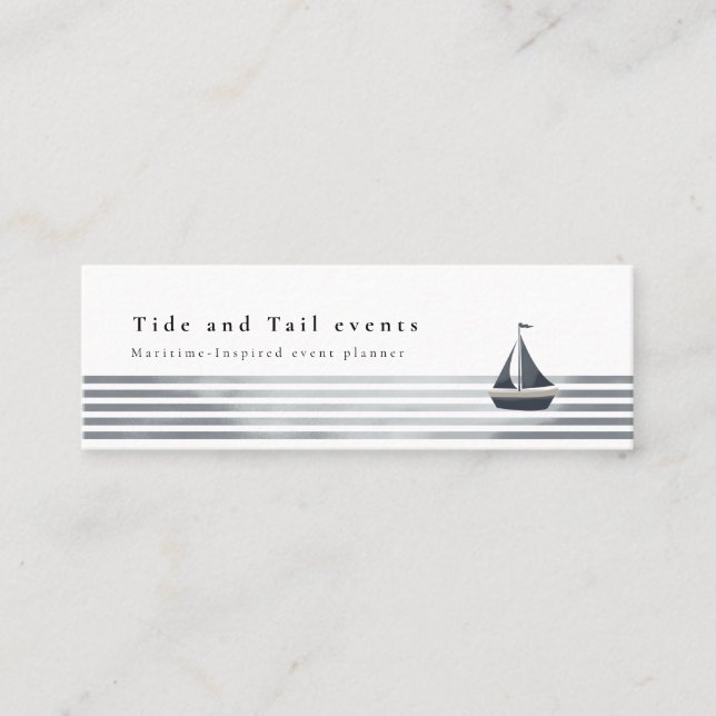 nautical sailboat business card (Front)