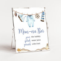 Nautical Sailor Ahoy Baby Shower Mum Osa Bar
