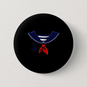 Nautical Sailor Anchor Retro Fun Halloween Costume 6 Cm Round Badge