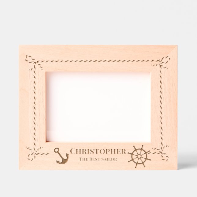 Nautical Sailor Etched Frames (Front)
