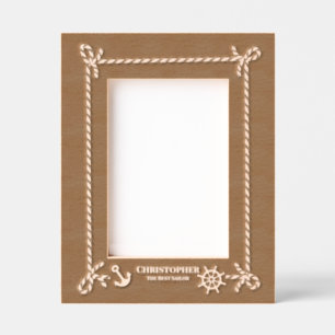 Nautical Sailor Etched Frames