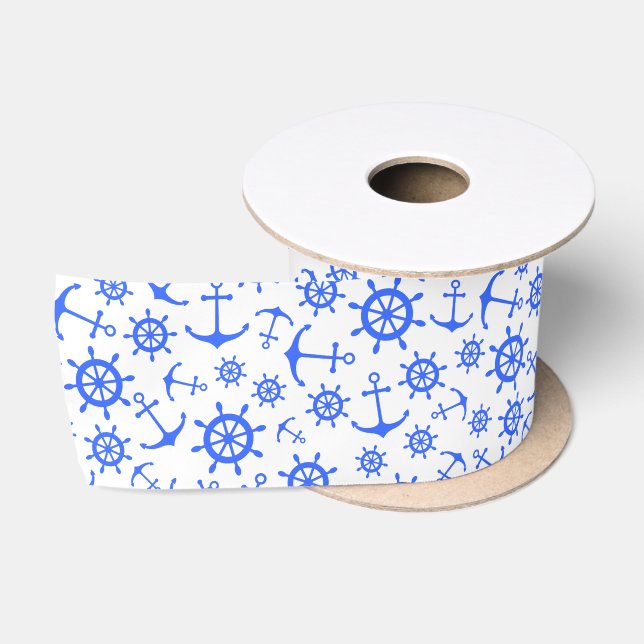 Nautical Satin Ribbon (Spool)