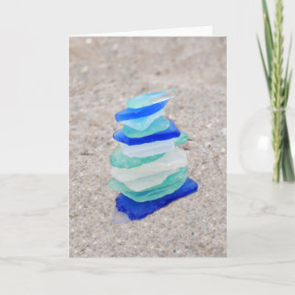 Nautical Sea Glass Tree Card