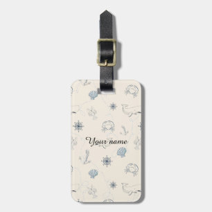 Nautical Sea Luggage Tag