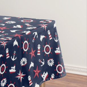 Nautical Sea Pattern Tablecloth