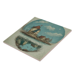 Nautical Seascapes Oil Painting No16 Tile