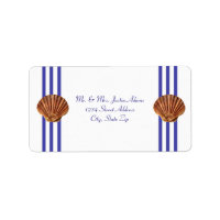 Nautical Seashell - Address Labels