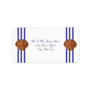 Nautical Seashell - Address Labels