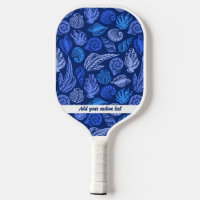 Nautical Seashell Beach Pattern Custom Text Name