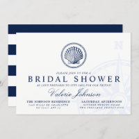 Nautical Seashell Themed Bridal Shower