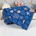 Nautical Seashells Custom Necktie<br><div class="desc">This custom necktie features a beautiful nautical design with seashells, perfect for adding a touch of the ocean to any outfit. Whether you're heading to a seaside vacation, a special event, or just want to express your love for the sea, this tie is a stylish and unique choice. Made with...</div>