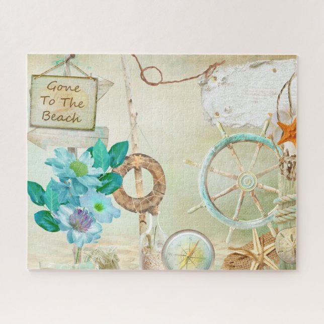 Nautical Series Design 2 Jigsaw Puzzle (Horizontal)