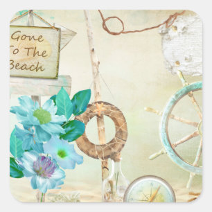 Nautical Series Design 2 Square Sticker