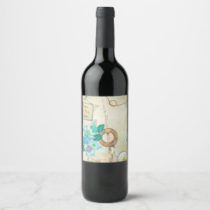 Nautical Series Design 2  Wine Label