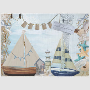 Nautical Series Design 4 Tissue Paper