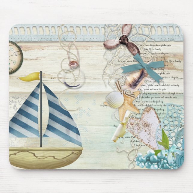Nautical Series Design 5 Mouse Pad (Front)